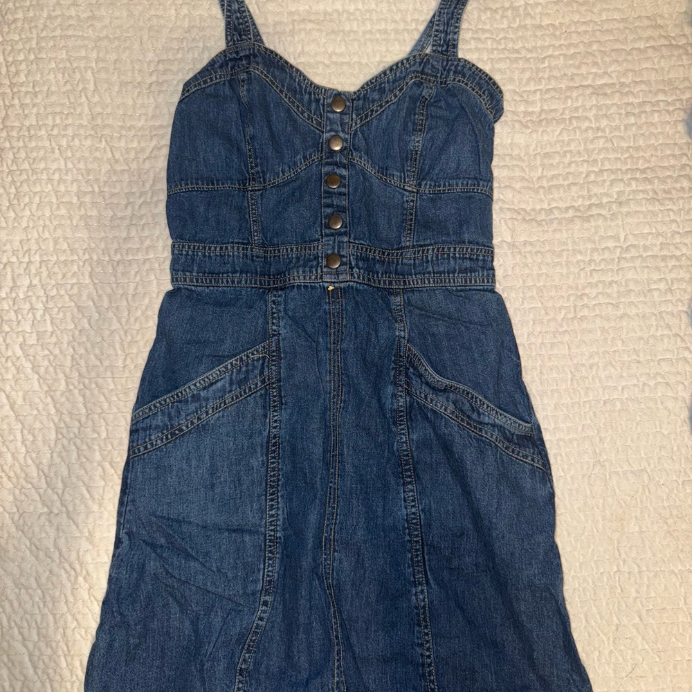 Japna Blue Denim Mini Dress
